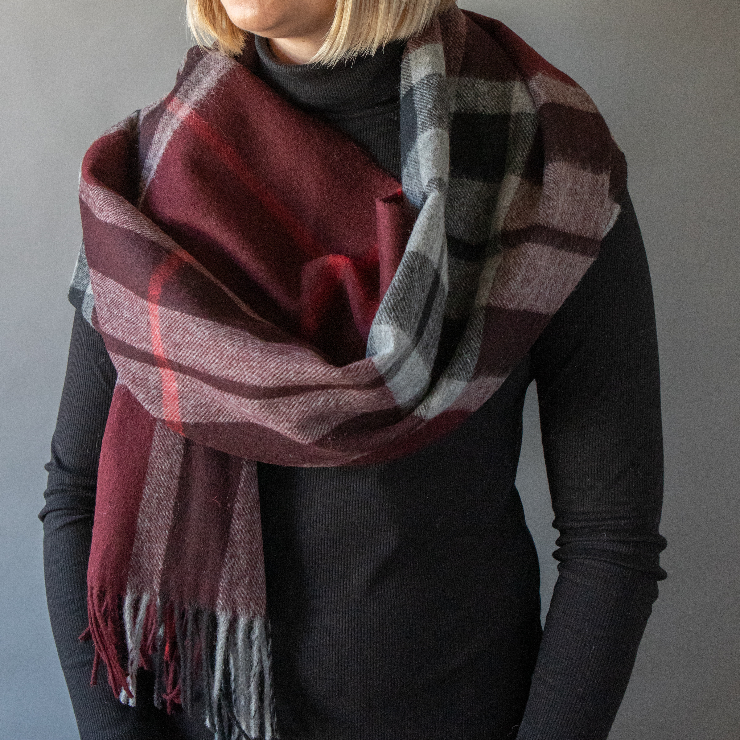 Merino Wool Scarf - 50 x 190cm – Image 11