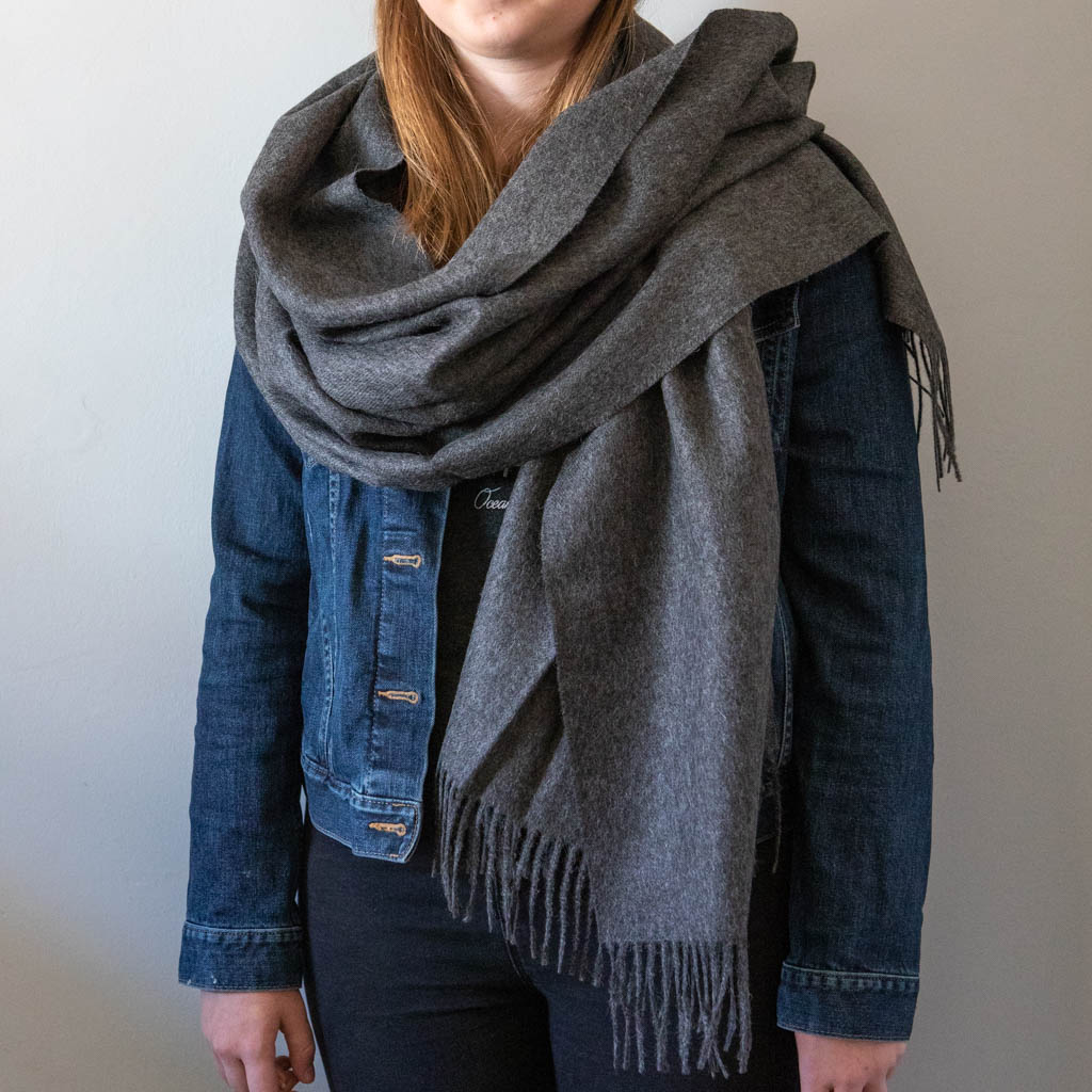Alpaca Wool Scarf - 60 x 200cm – Image 11