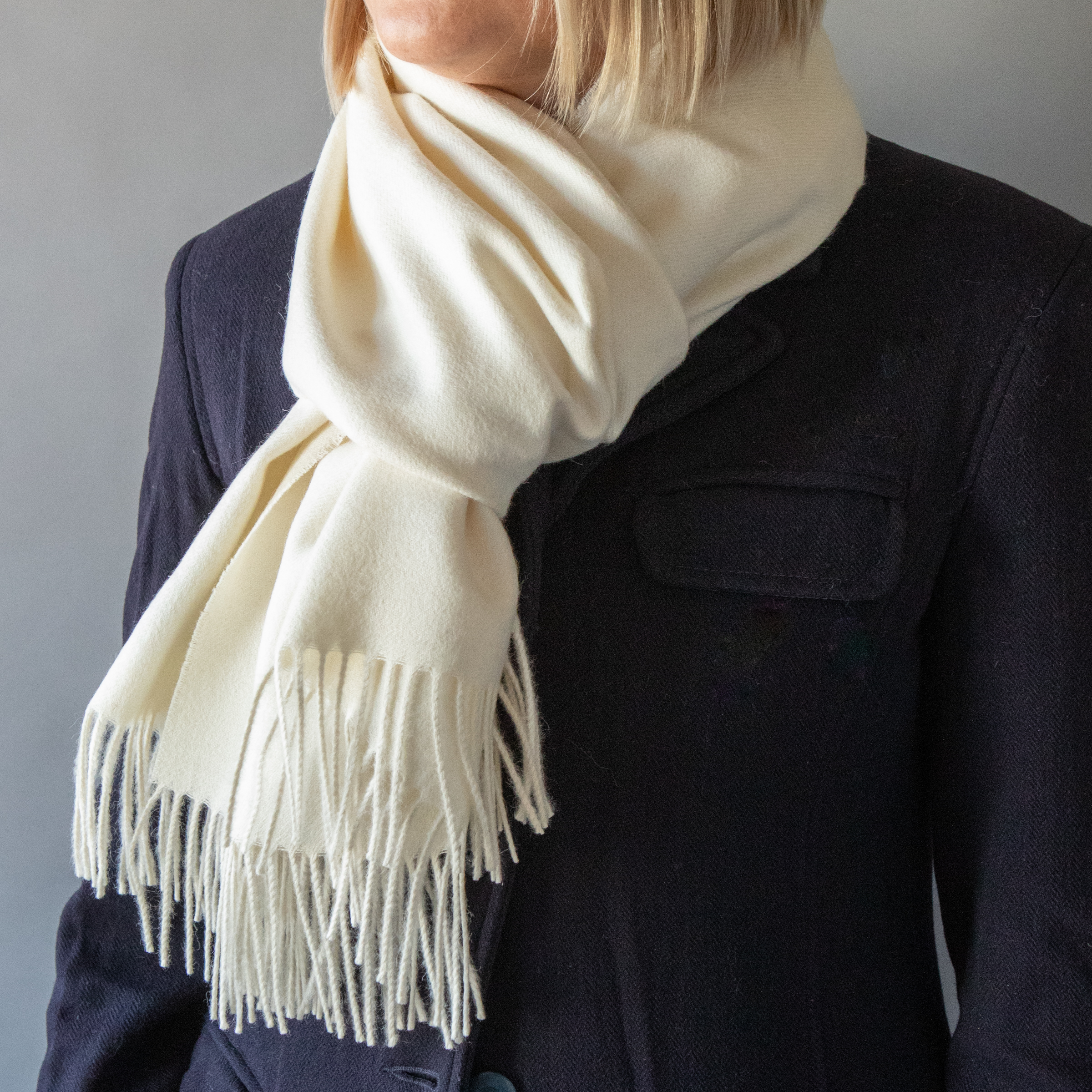 Alpaca Wool Scarf - 60 x 200cm – Image 2