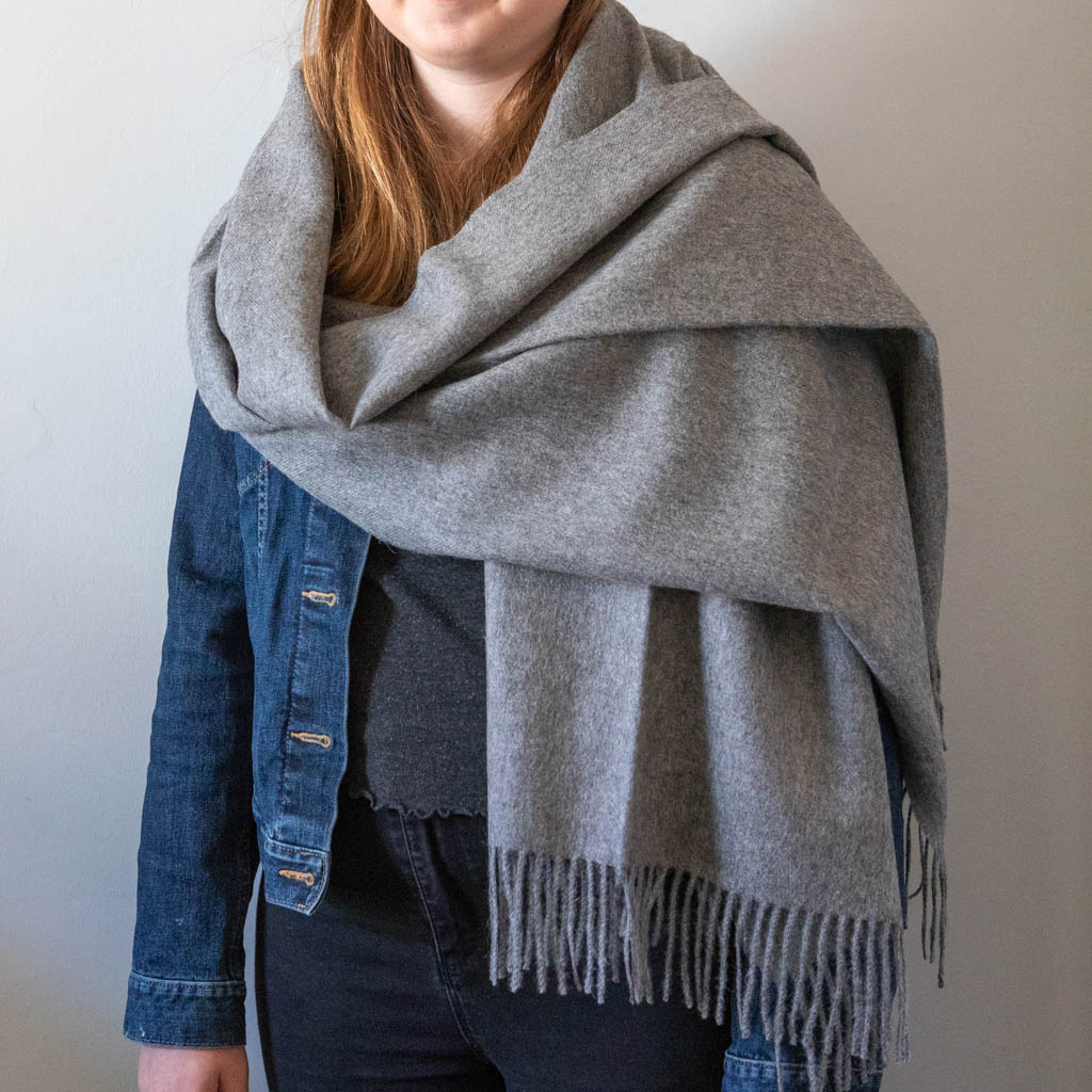 Alpaca Wool Scarf - 60 x 200cm – Image 5