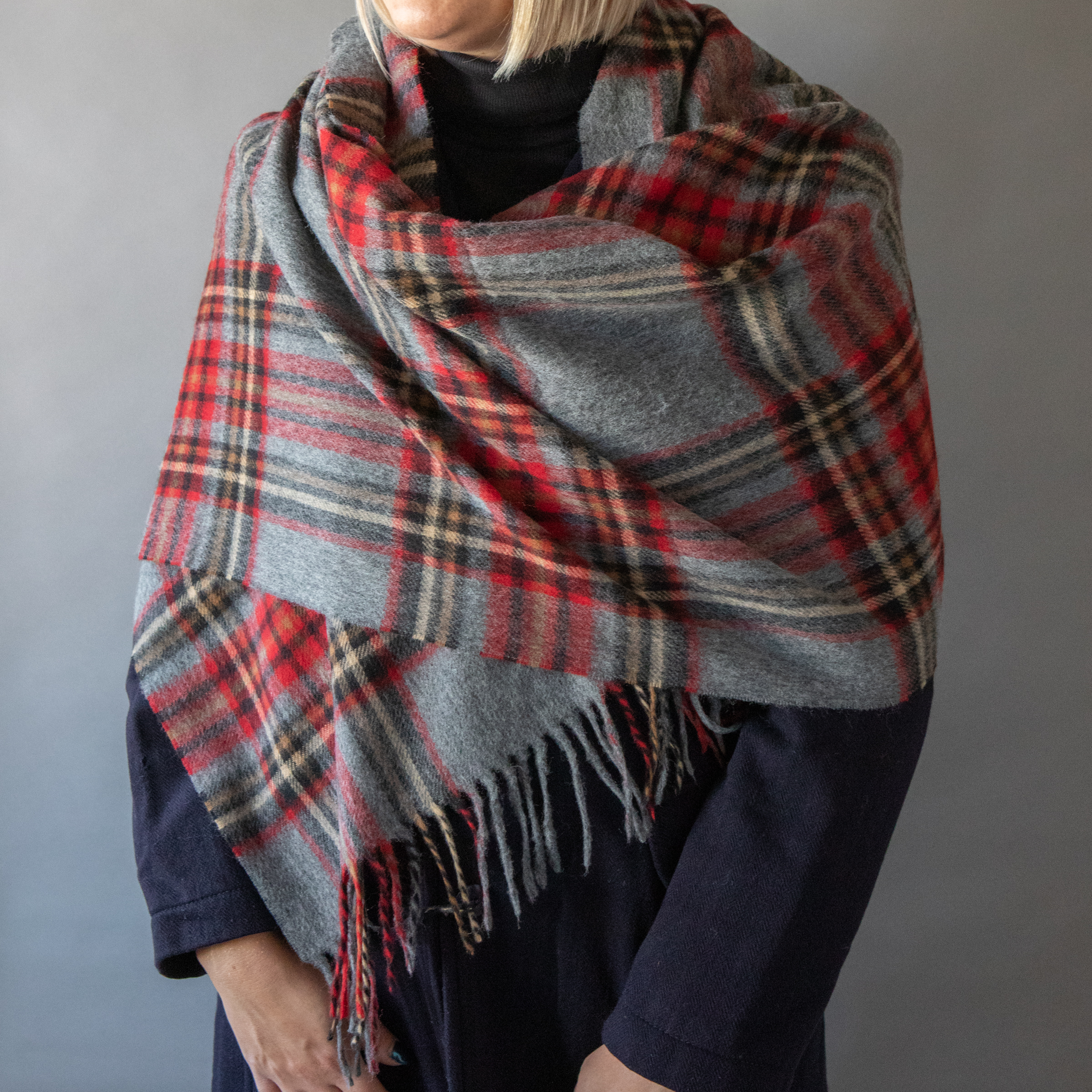 Merino Wool Scarf - 70 x 190cm – Image 3