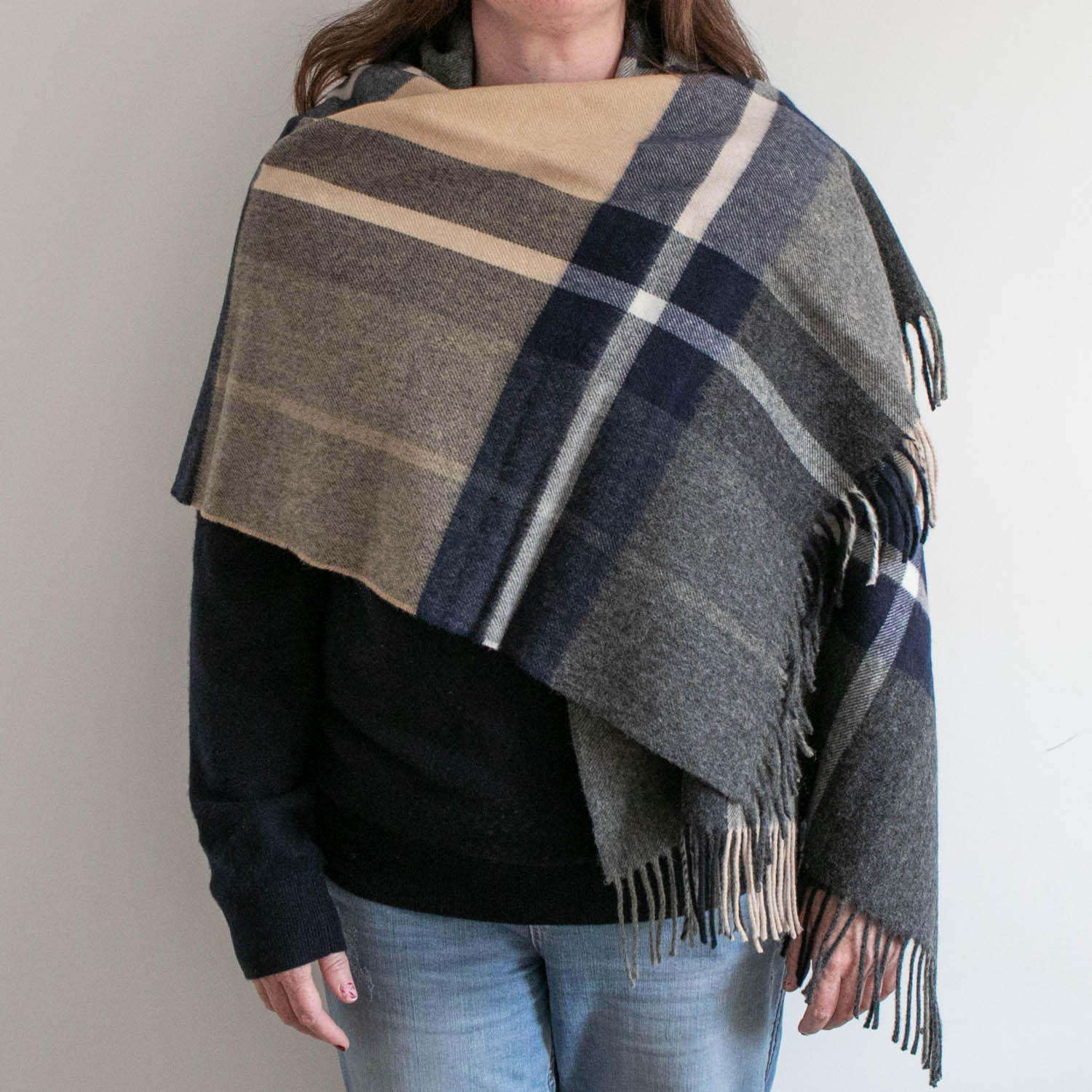 Merino Wool Scarf - 70 x 190cm – Image 5