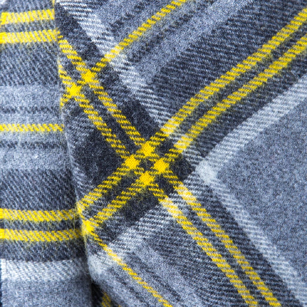 Merino Wool Scarf - 70 x 190cm –  Checks - Rydal
