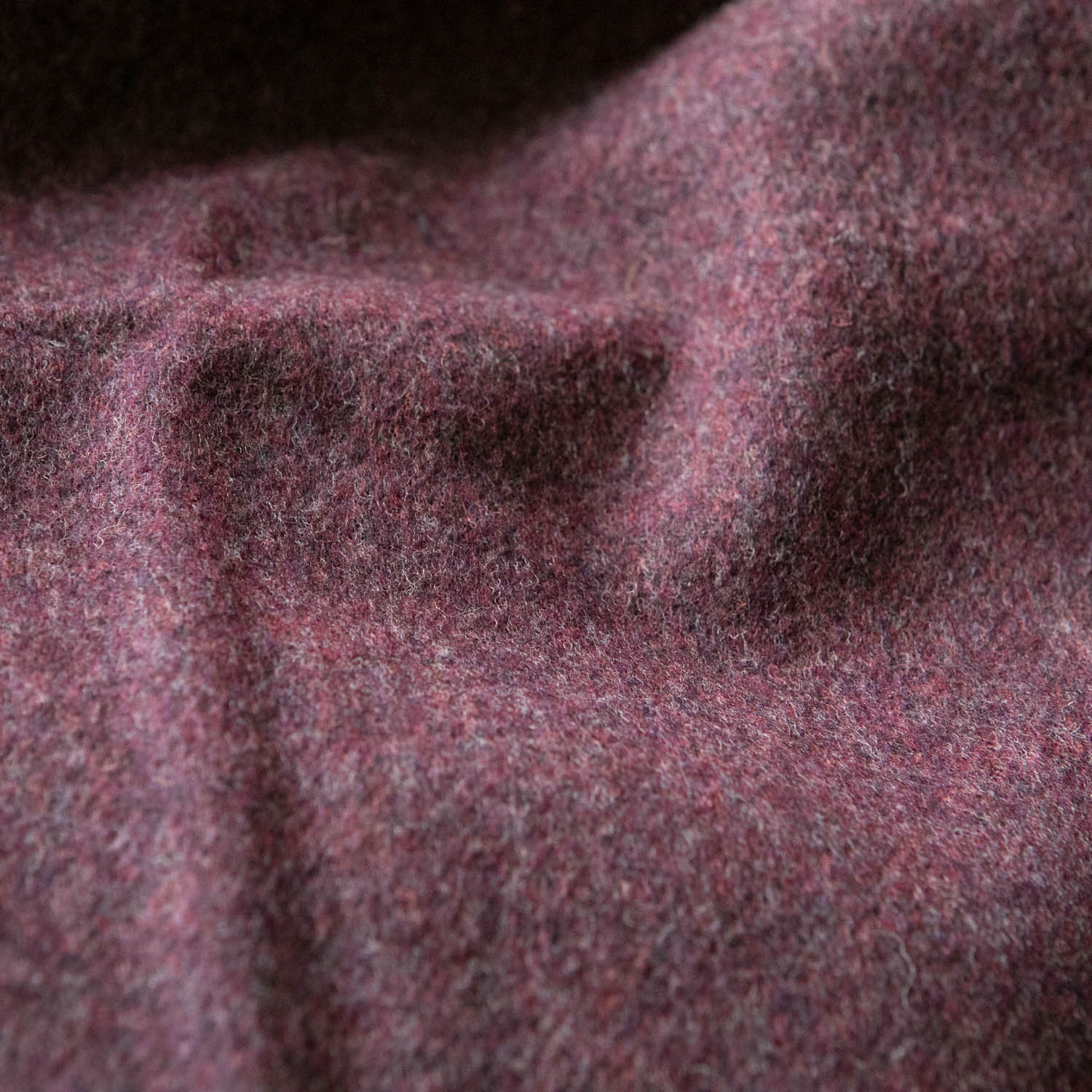 Merino Wool Scarf - 70 x 190cm – Plain - Burgundy