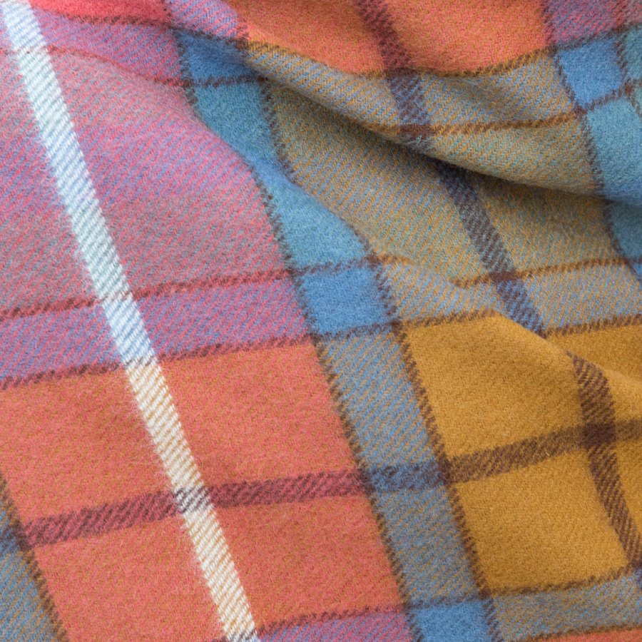 Merino Wool Scarf - 70 x 190cm – Tartan - Antique Buchanan