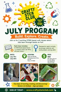 Crafty Kids- Plano July Program – Image 1
