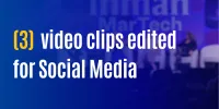 (3) SOCIAL MEDIA VIDEO CLIPS from Speaking Session – Image 1
