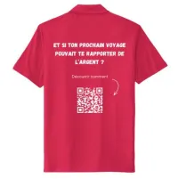 FEMME - Chandail - Polo - ROUGE  – Image 3