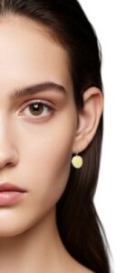 Sun-Kissed Yellow Tagua Drop Earrings – Handcrafted Sustainable Jewelry in Alpaca Silver – Image 4