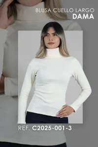 BLUSA CUELLO LARGO C2025 - 001 - 3 [BLU] – Image 1