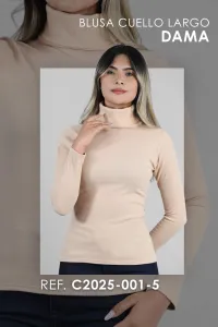 BLUSA CUELLO LARGO C2025 - 001 - 5 [BLU] – Image 1