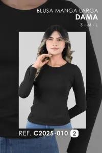 BLUSA MANGA LARGA C2025 - 010 - 2 [BLU] – Image 1