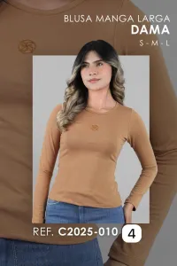 BLUSA MANGA LARGA C2025 - 010 - 4 [BLU] – Image 1