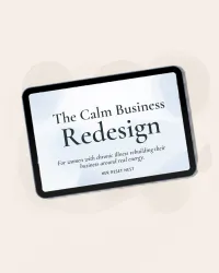 The Calm Business Redesign – Image 1