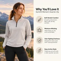 Summit Women's Quarter Zip – Image 4