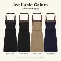 Espresso Bib Apron – Image 3