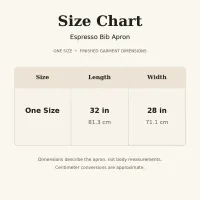 Espresso Bib Apron – Image 6