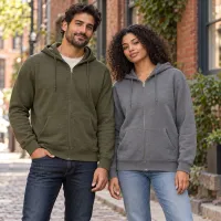 Forge Unisex Full-Zip Hoodie – Image 7