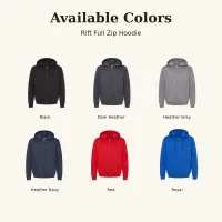 Rift Unisex Full-Zip Hoodie – Image 4