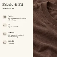 Sora Unisex Tee – Image 4