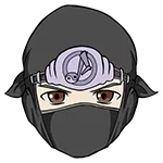 Ninja Head Sticker – Image 1