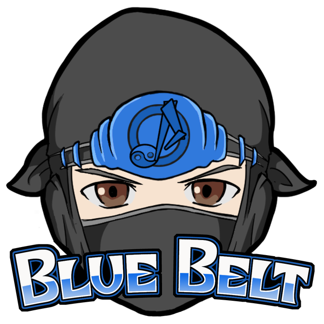 Blue Belt Sticker – Image 1