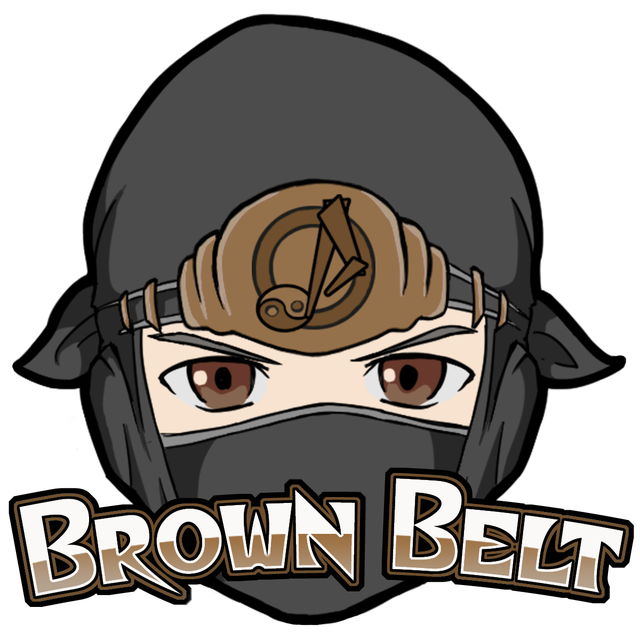 Brown Belt Sticker – Image 1