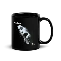 E.R. Black Glossy Mug – Image 2