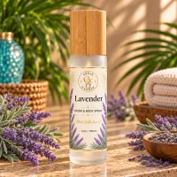 Wooden Cap Room & Body Spray – 4 oz / 118 ml – Lavender