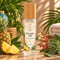 Wooden Cap Room & Body Spray – 4 oz / 118 ml – Pineapple Sage