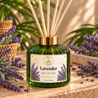 Green Glass Reed Diffuser – 9 oz / 266 ml – Image 9