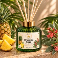 Green Glass Reed Diffuser – 9 oz / 266 ml – Image 13