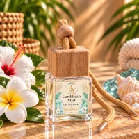 Wooden Cap Car Diffuser – Caribbean Mist