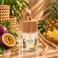 Wooden Cap Car Diffuser – Passionfruit Pineapple