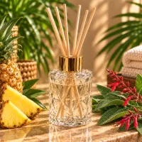 Cut Glass Reed Diffuser – Pineapple Sage