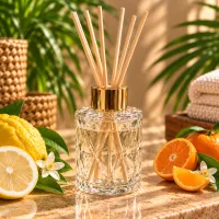 Cut Glass Reed Diffuser – Citron & Mandarin