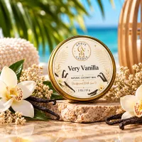 Travel Tin Coconut Wax Candle – 2 oz / 57 g – Very Vanilla