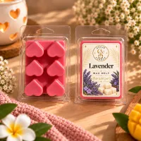 Pink Heart Wax Melts – Lavender