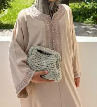 mint green clutch – Image 1