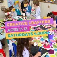 Creative Crafters Ages 7-12 Saturdays 4pm – Image 1