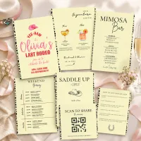 Editable Last Rodeo Bachelorette Party Bundle – Image 1