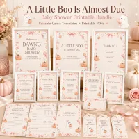 A Little Boo Baby Shower Printable Bundle – Image 1