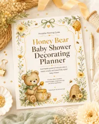 Honey Bear Baby Shower Decorating Planner – Image 1