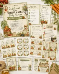 Farmers Market Baby Shower Favor Bundle – Image 1