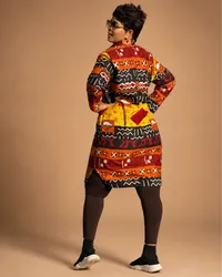 Ankara shirt dress – Image 2