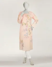 PINK LAWN KURTI | JJLK-S-JSS-26-646 FB/BLOSSOM-03 – Image 1