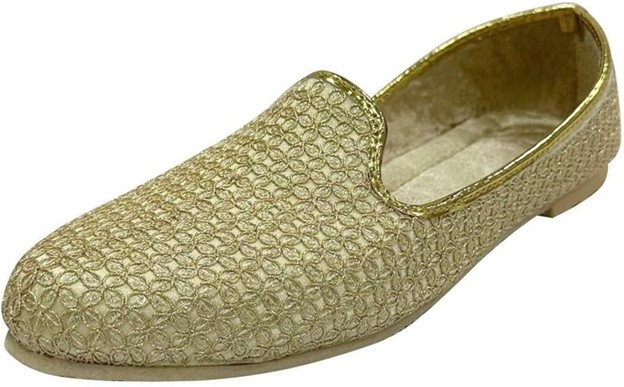 KPL0056 Brown Textured Peshawari Sandals / Jutti for Men – Image 2