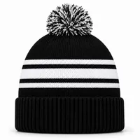 TB5 Futsal — Striped Beanie (With Pom-Pom) – Image 2