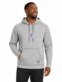 US Mini Football — Men’s Geordie Tri-Blend Wicking Fleece Hooded Pullover – Image 1