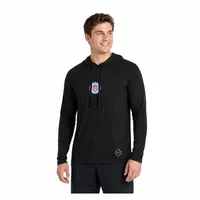 US Mini Football — Men’s PTB Tri-Blend Wicking Hooded – Image 1